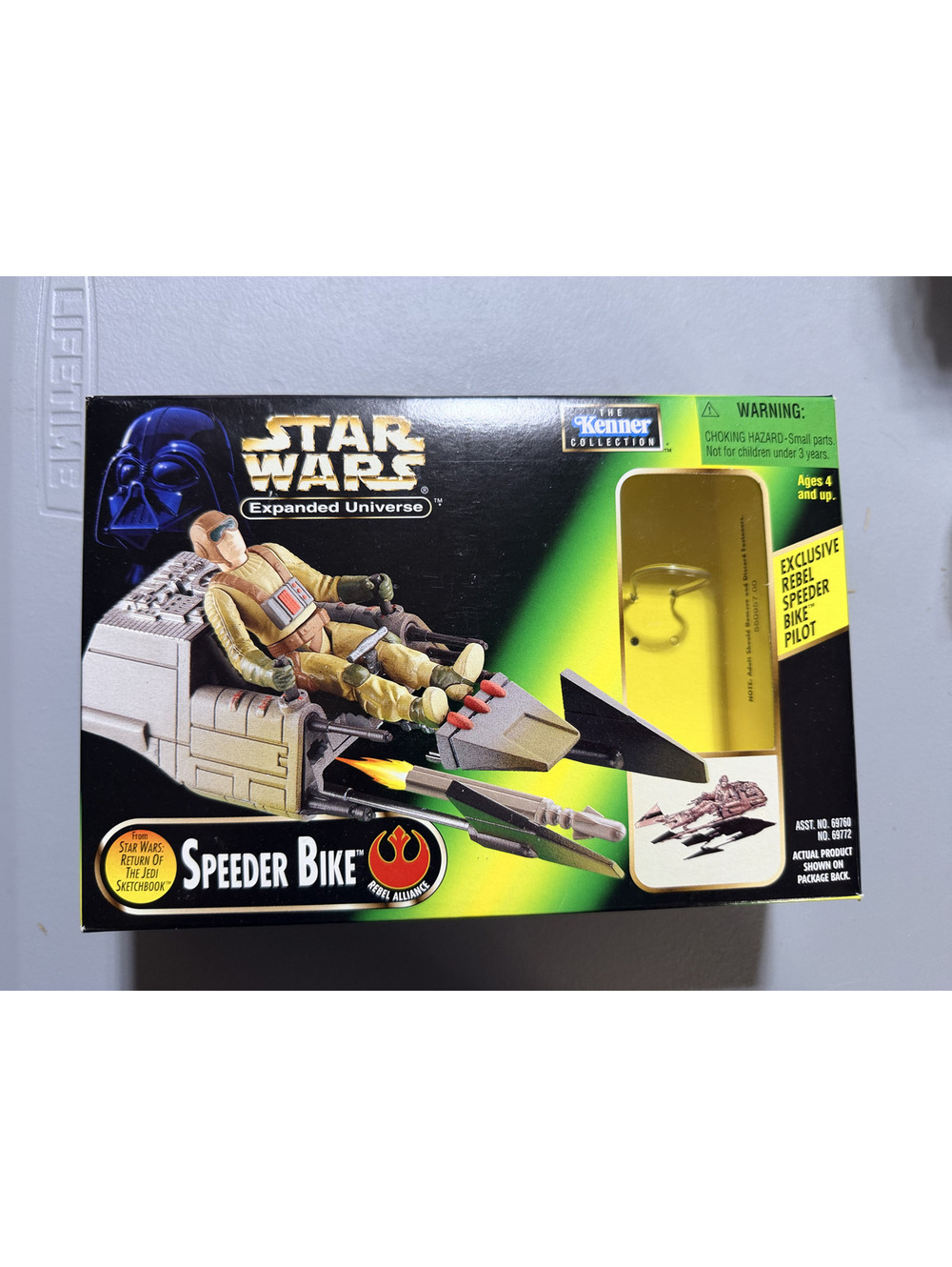 Star Wars Expanded Universe Rebel Speeder Bike Kenner 1998 Boxed NO ACTIONFIGURE